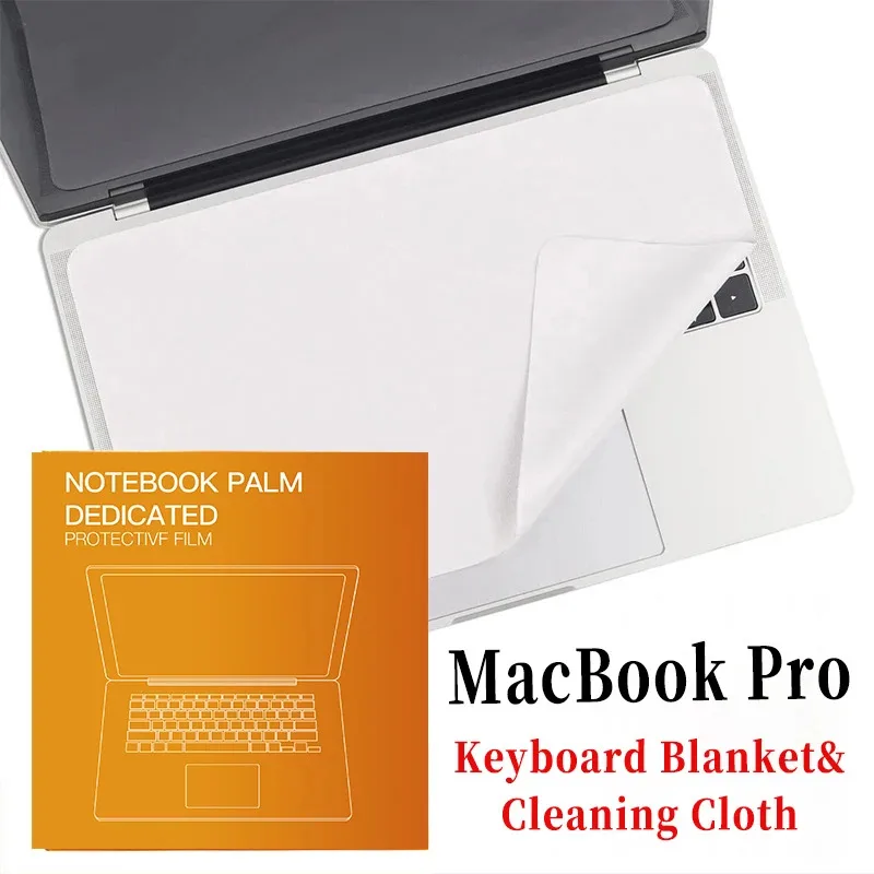 Microfiber Laptop Keyboard Cover Dustproof Protective Cover Screen Cleaning Cloth for MacBook