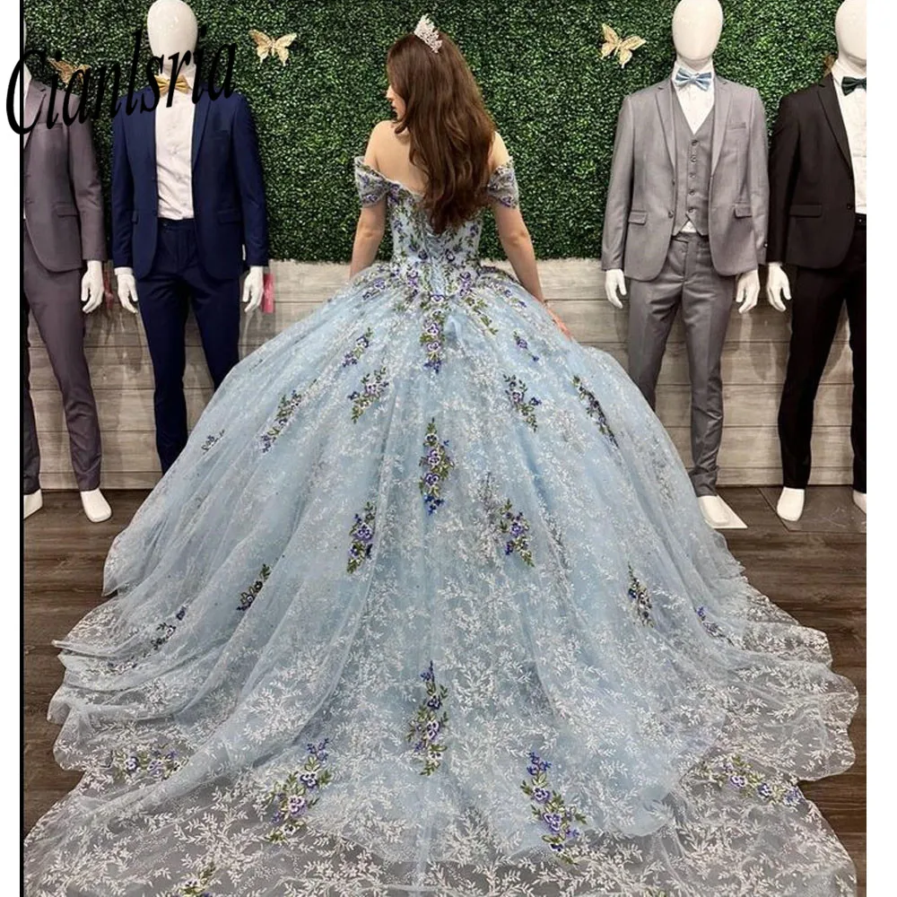 

Розовое Кружевное мексиканское платье Quinceanera с аппликацией на бретельках бальное платье без рукавов с открытой спиной корсет Vestidos De XV Anos