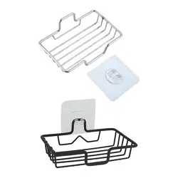 Soap Bar Holder Heavy Duty Metal Rustproof Wall Mounted Soap Dish Soap Tray for Shower Toilet Countertop Bathroom Kitchen