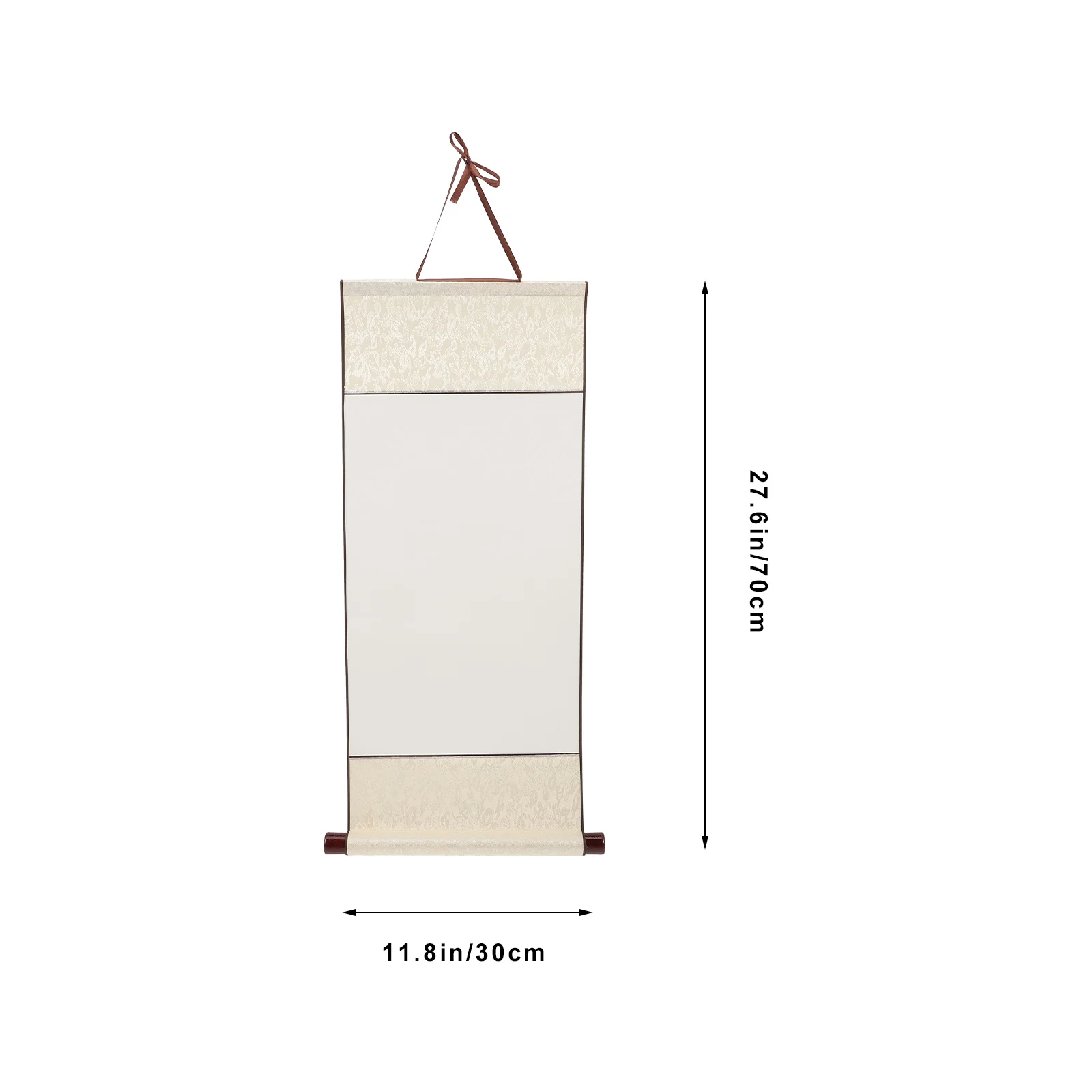 Chinese Calligraphy Paper Blank Scroll 30x45cm Core 30x70cm Overall Rice Paper for Painting Supplies Drawing Home
