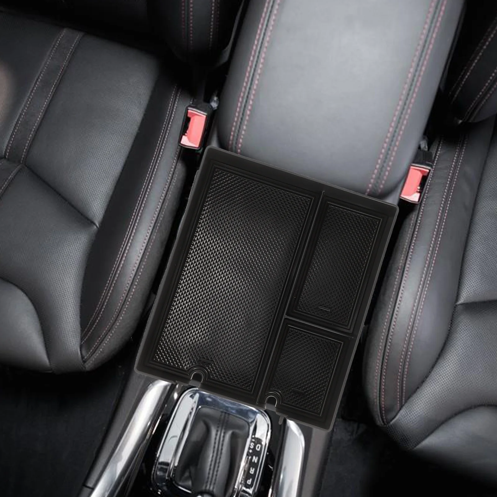 Bandeja organizadora de apoyabrazos central para coche, Compatible con Rivian R1T 2022, caja de almacenamiento con reposabrazos para monedas, bolígrafos, aperitivos y bebidas
