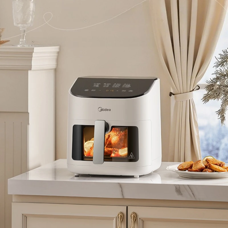Household Large - Capacity Air Fryer Oven with Smart Touch - Control and Visible Window,  air fryer oven