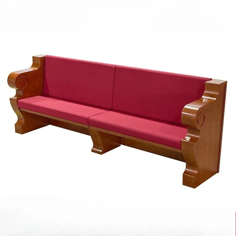 LH1 bench Solid wood reinforced thickened furniture Kneeling church chair