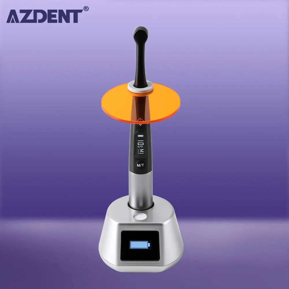 Dental Led Curing Light AZDENT 1 Sec High Power Curing 7 Modes Intensity 1000mW/cm²-3100mW/cm² Dentistry Cure Lamp