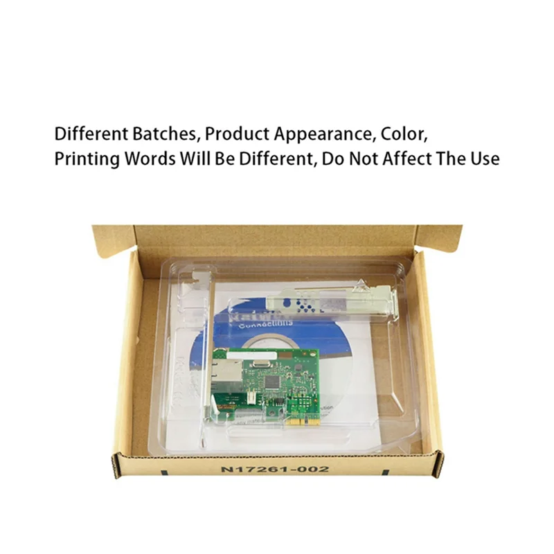 SMIEA I210-T1 PCI-Ex1 Gigabit Single Port Server Desktop Wired Network Card I210AT Chip Network Card