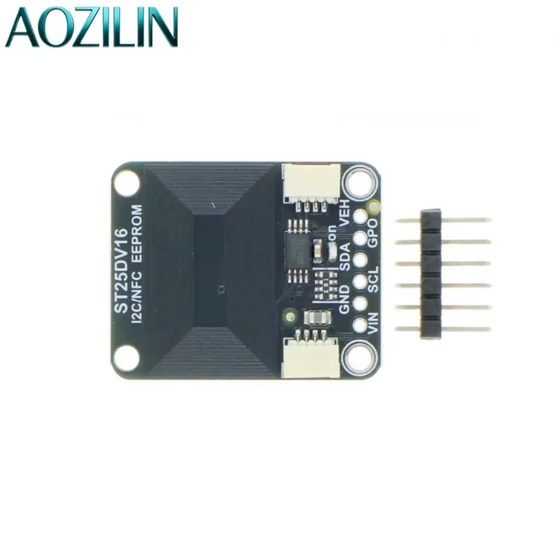 AOZILIN ST25DV16K NFC RFID Dynamic Breakout Module I2C Solderless Connector EEPROM Board For Embedded IoT Smart Label