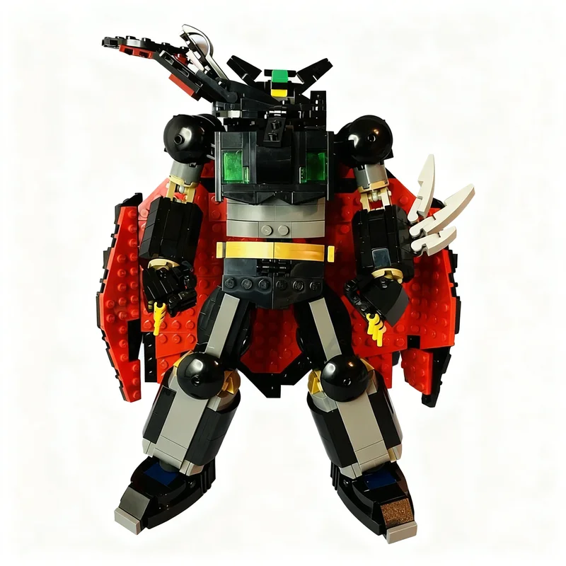 

682PCS MOC Creative Model Mf 025 Black Getter Building Blocks Building Blocks Collectible Display Birthday Gift Decoration Home