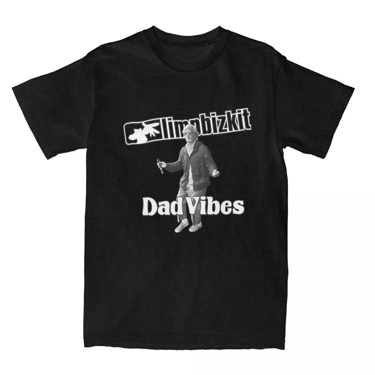 Limp Bizkit Mens Funny Band Men Women's T Shirt New Single Dad Vibes Accessories Novelty Tee Shirt T-Shirt Cotton Summer Tops