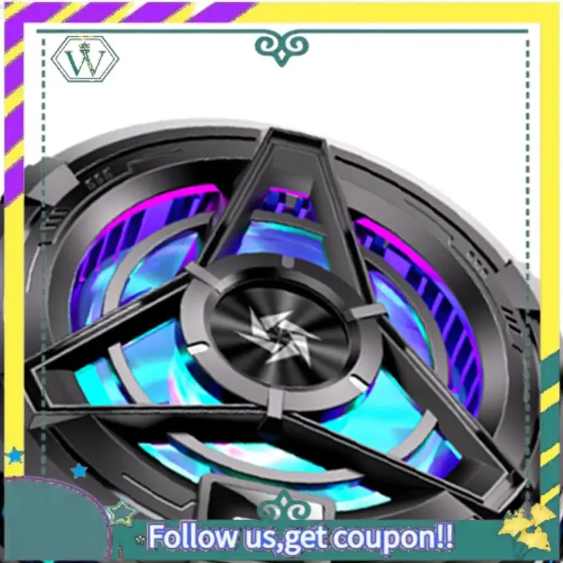 NEW SL17 Mobile Phone Fan Radiator Game Console Radiator For IOS/Android With Back Clip With Digital Display