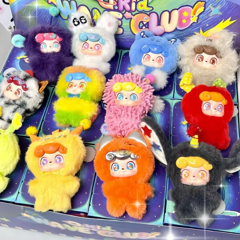 

Genuine Q Kid Wave Club Blind Box Kawaii Action Figure Movable Joint Doll Desktop Ornament Collection Model Birthday Gift toys