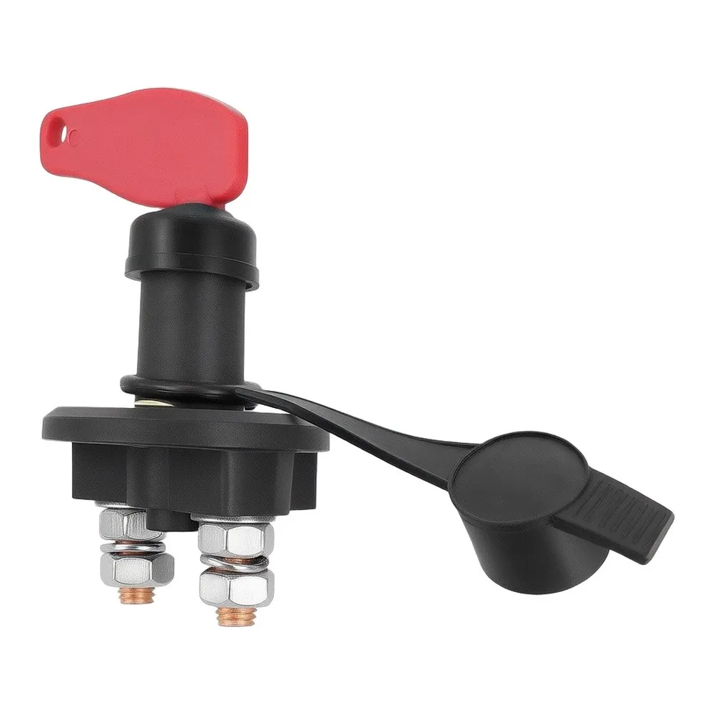 2pcs Automotive Power Disconnect Switch Rotary Cut-Off With Anti-Leak Copper For Power Switch For Vehicle's Electrical Systems