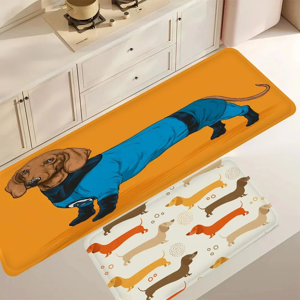 Dachshunds Floor Carpet Nordic Style Home Doormat Bathroom-Toilet Mats Bedroom Bedside Mats