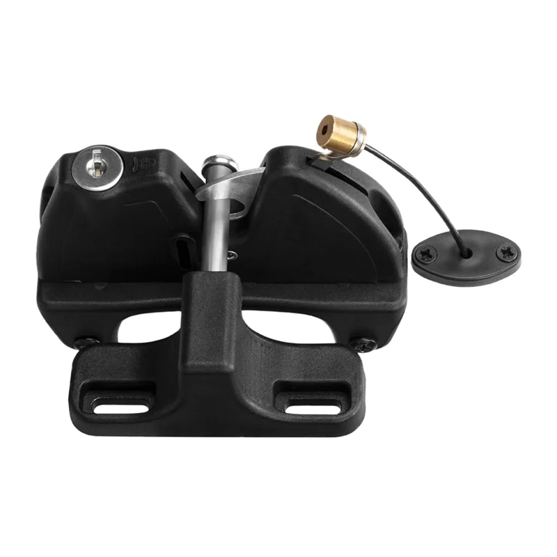 

B84B-Gates Замок для забора Защитные ограждения и замки для забора с пружинным тяговым тросом и ключом для металла, дерева, винилового забора