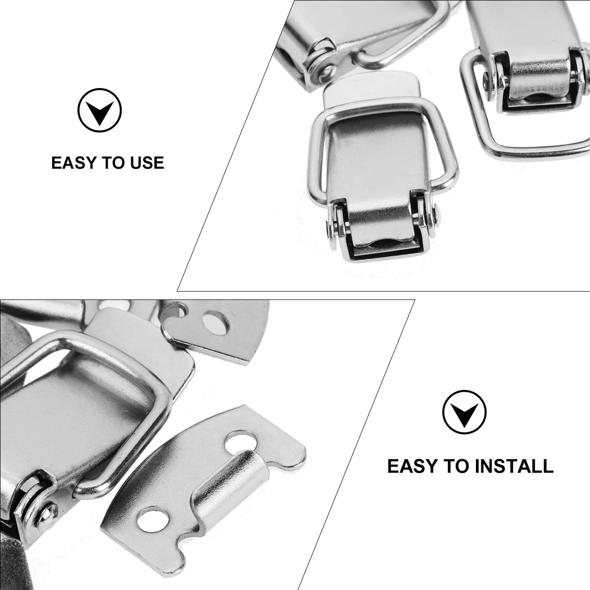

Toggle Hasp Cabinet Box Lock Spring Loaded Latch Toggle Latch