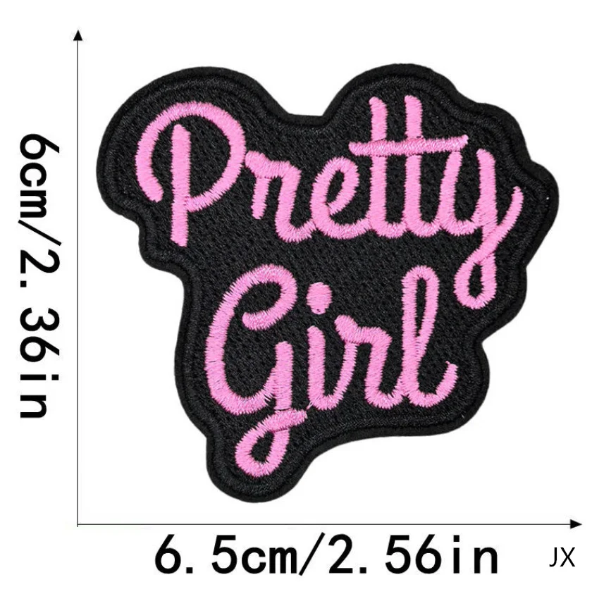 10 Pcs CEO Black Girl Magic Embroidered Patches Iron On Clothing Hat Bag Shoe Repair Material Phone Gift Box Decor DIY Accessory