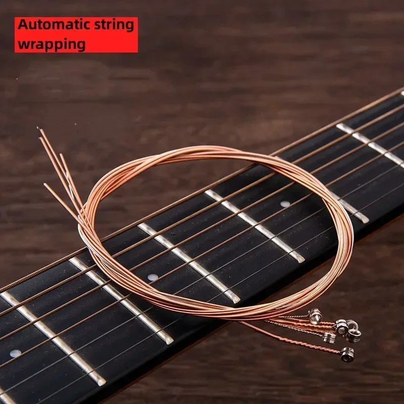 

6Pcs/Set Acoustic Guitar Strings Rainbow Colorful For Instruments Acoustic Folk Guitar Classic Multi Color Guitar Parts