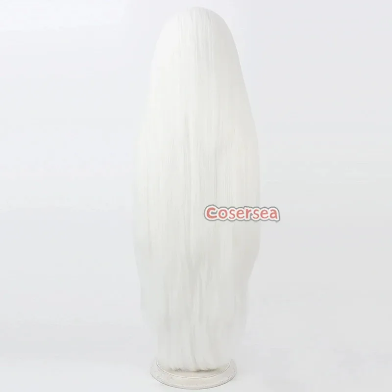 2025 11 Cosersea Ao تأثيري الباروكات أنيمي Ne Zha 2 آو قوانغ دور اللعب 100 سنتيمتر طويل مستقيم شعر مستعار أبيض الاصطناعية الشعر الحرارة Resis