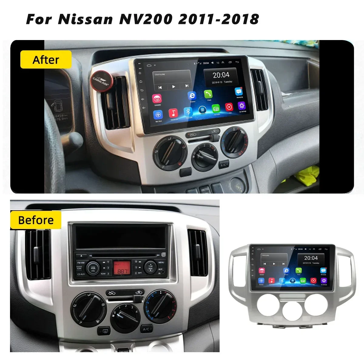 

8GB+128GB Android 13 radio For Nissan NV200 2009 2010 2011 2012-2016 Car stereo Multimedia Player Carplay Auto GPS Navigation