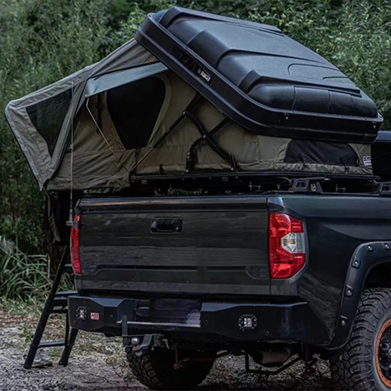 High Quality Large Size Four Season Double Layer Waterproof Automatic Quick Open Rooftop Tent For 4WD Offroad Car Camping