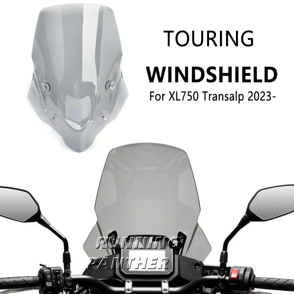 

Motorcycle Windshield Windscreen Front Acrylic Wind Shield Screen Deflectors For Honda XL750 TRANSALP XL 750 Transalp 2023 2024