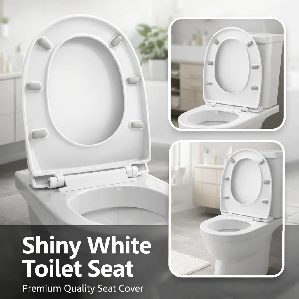 

Сиденье для унитаза, простая установка, долговечная крышка для ежедневного домашнего использования