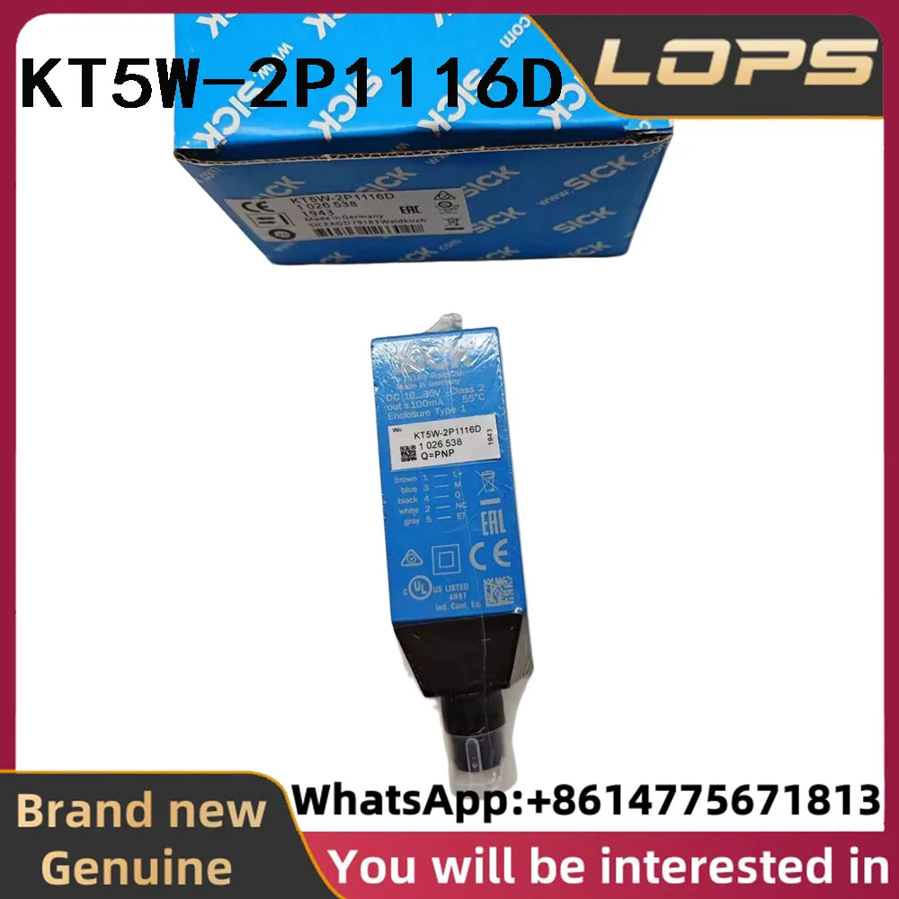 KT5W-2P1116D Brand new original SICK color sensor, order number 1026538, welcome to consult
