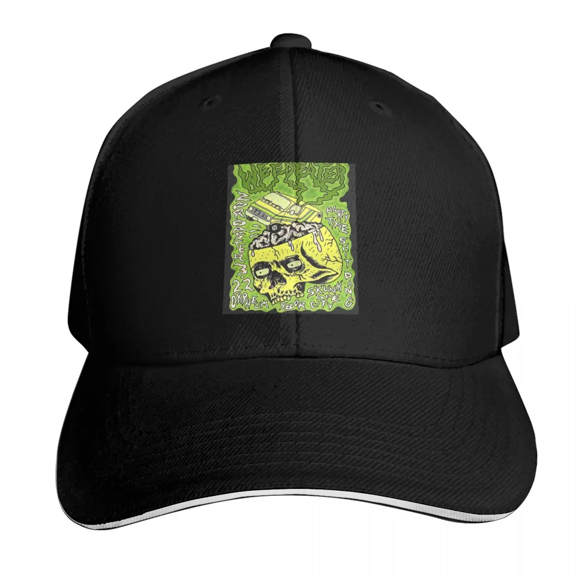 weedeater seller Baseball Cap Six Panel Structured Crown Sun Protection UPF 50+ Breathable Mesh Back