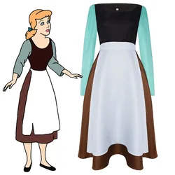 Anime Cinderella cosplay costume princess maid dress uniform suitable for women adult costume Halloween carnival party costume