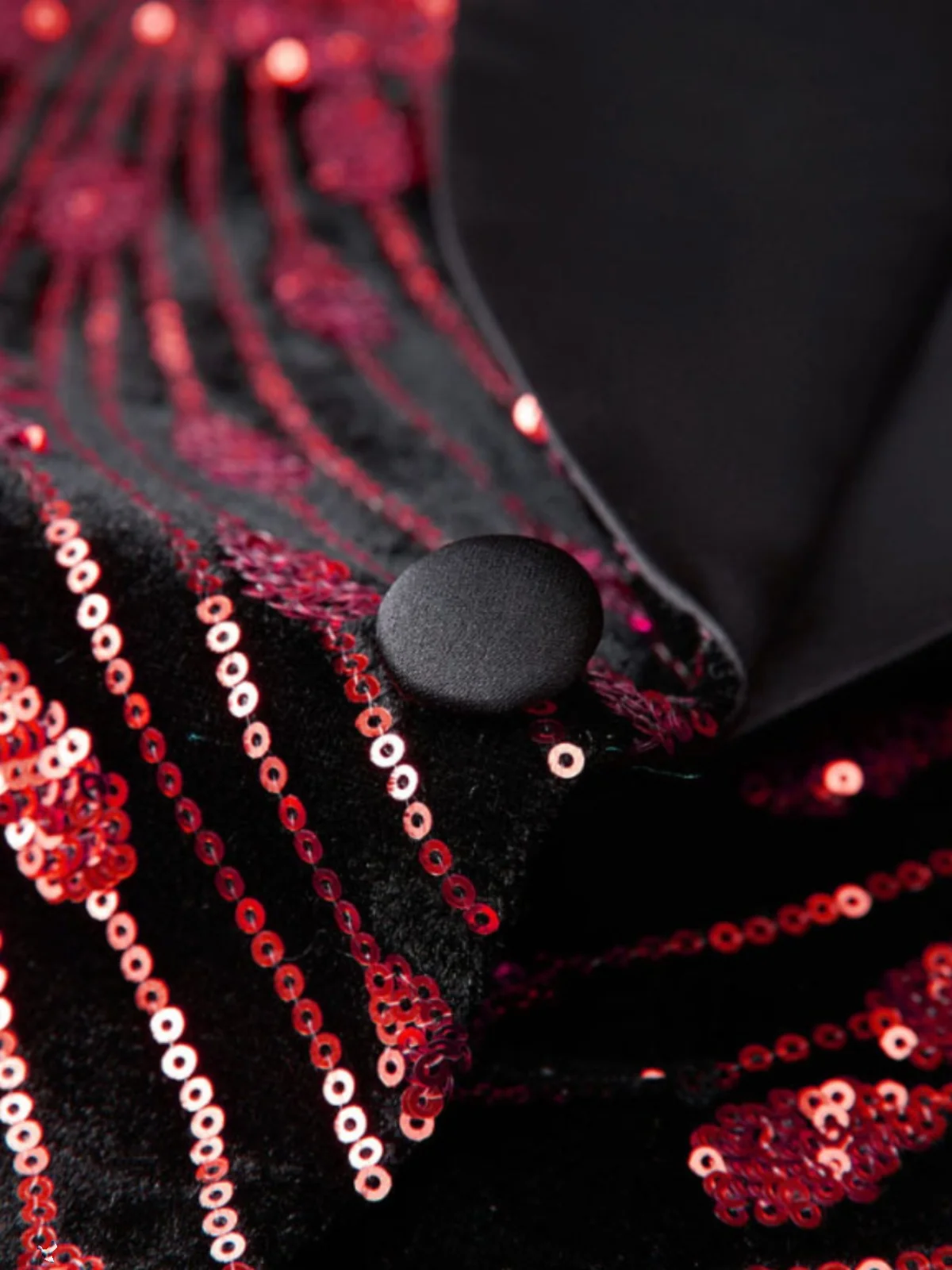Men Sequined Suit Performance Plus Size Party Host Classy Singer Luxurious Sparkling Tops Blazer