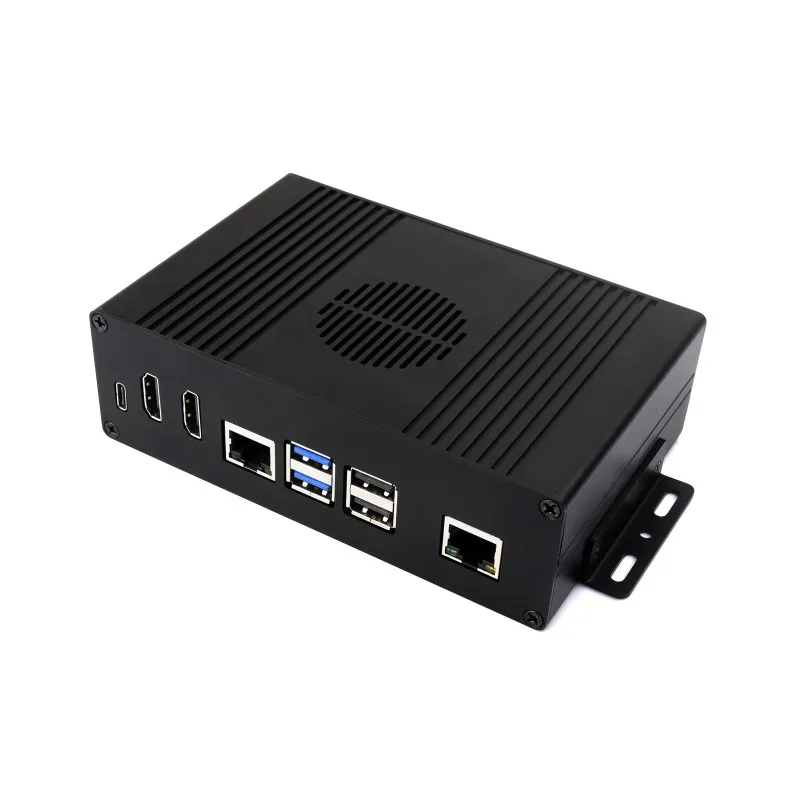 Multi-functional All-in-one Mini-Computer Kit Designed for Raspberry Pi 5 (NOT included),Options for Inside PCIe adapter board