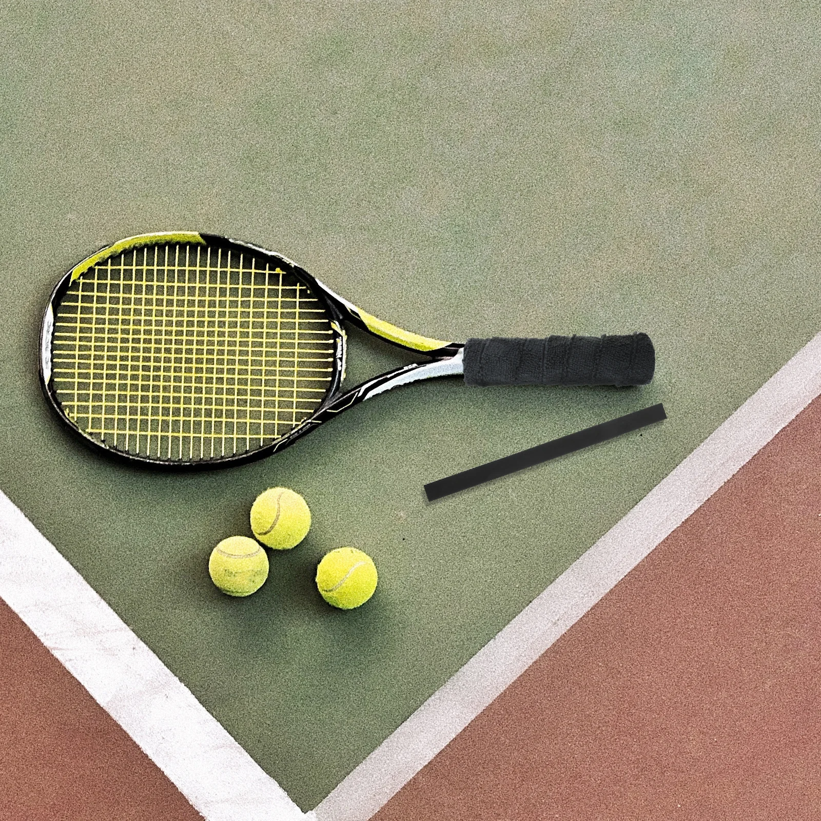 5 قطعة مضرب العصابة مكافحة ماصة قبضة التنس أشرطة الصيد رود واقية حزام التنس شريط لحام مضرب العصابة #2