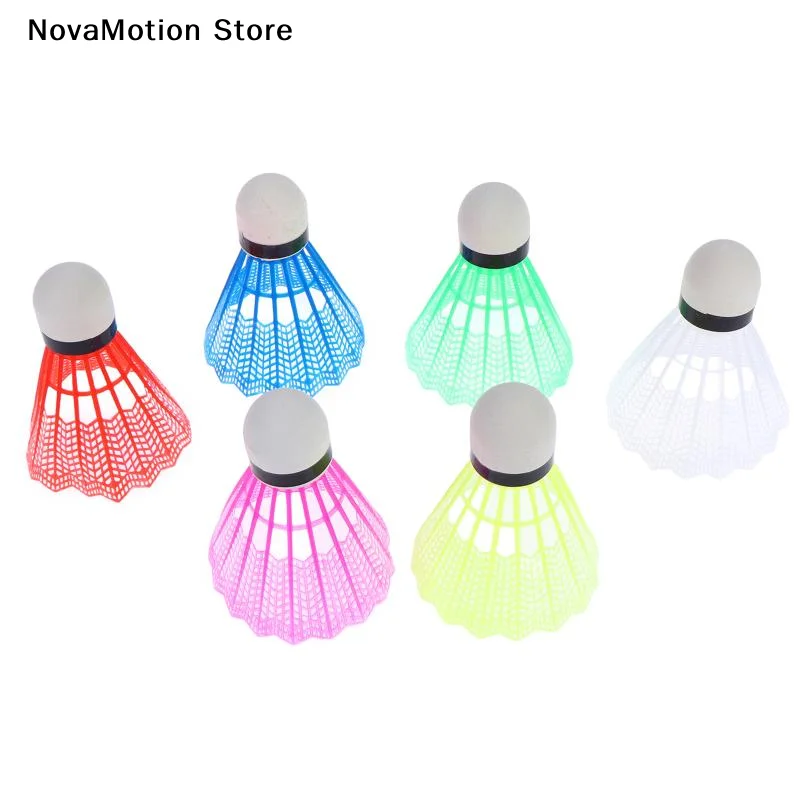 [NM]6/12Pack Durable Plastic Badminton Shuttlecocks Beginner Badminton Shuttlecocks Windproof Badminton Shuttlecocks[NM]