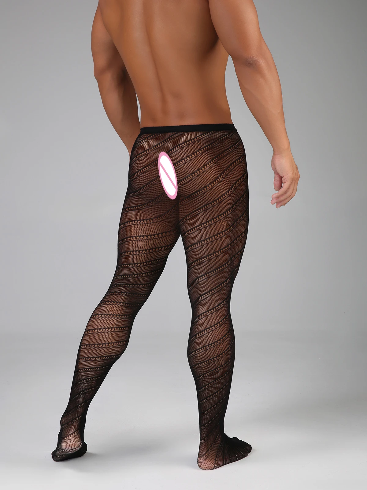 الرجال مثير شبكة جوارب الدانتيل شبكة صيد السمك الجوارب الجوارب جوارب طويلة رجل نادي الحفلات الجوارب القوطية المثيرة انظر من خلال طماق