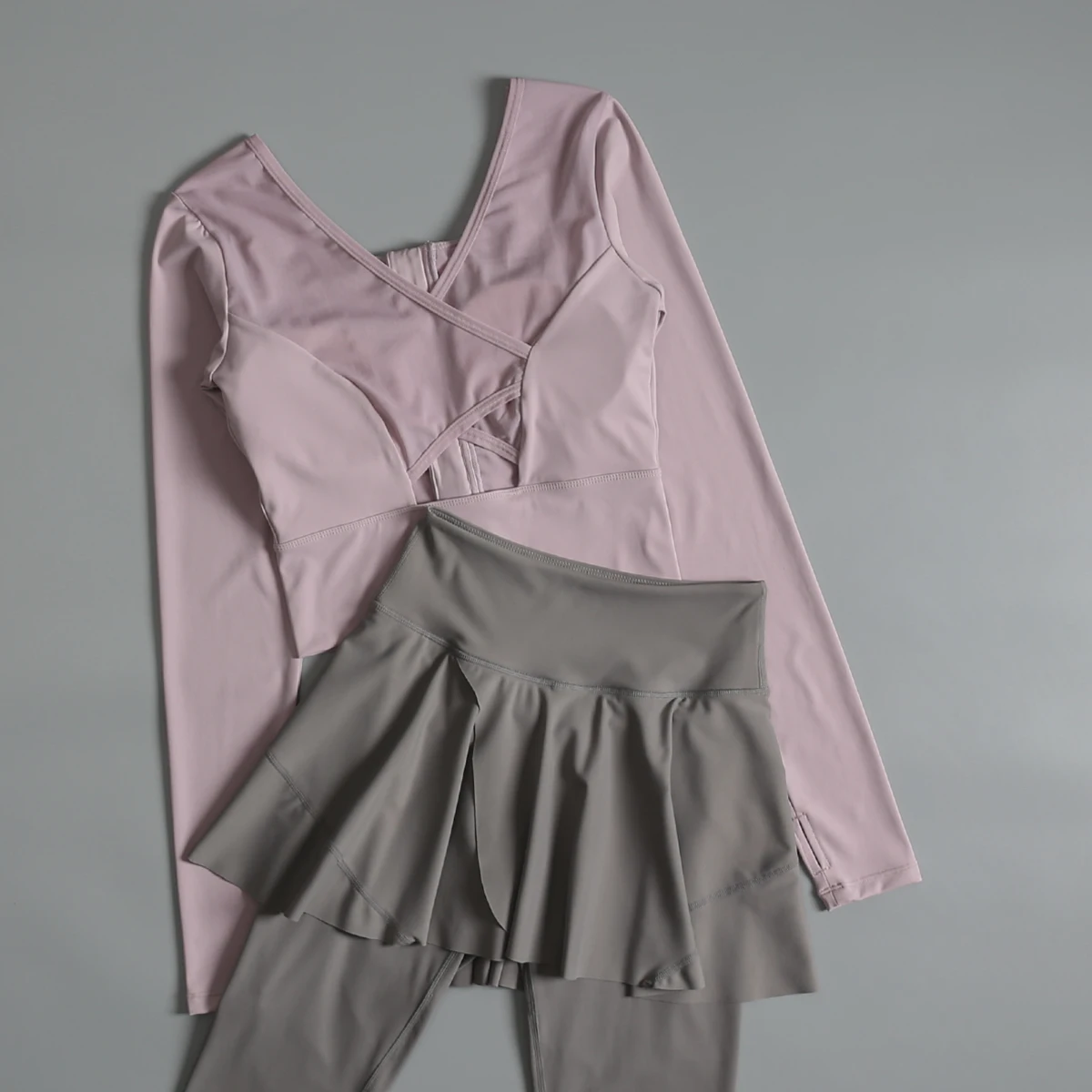 Terno de fitness para mulher 2025 outono novo estilo correndo velocidade secagem yoga manga longa terno de treinamento esportivo de alta qualidade