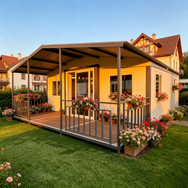 High Quality 20ft 40ft Prefab Modern Container Homes Steel Structure Garden House Coffee Shop Casas Prefabricadas Factory Price