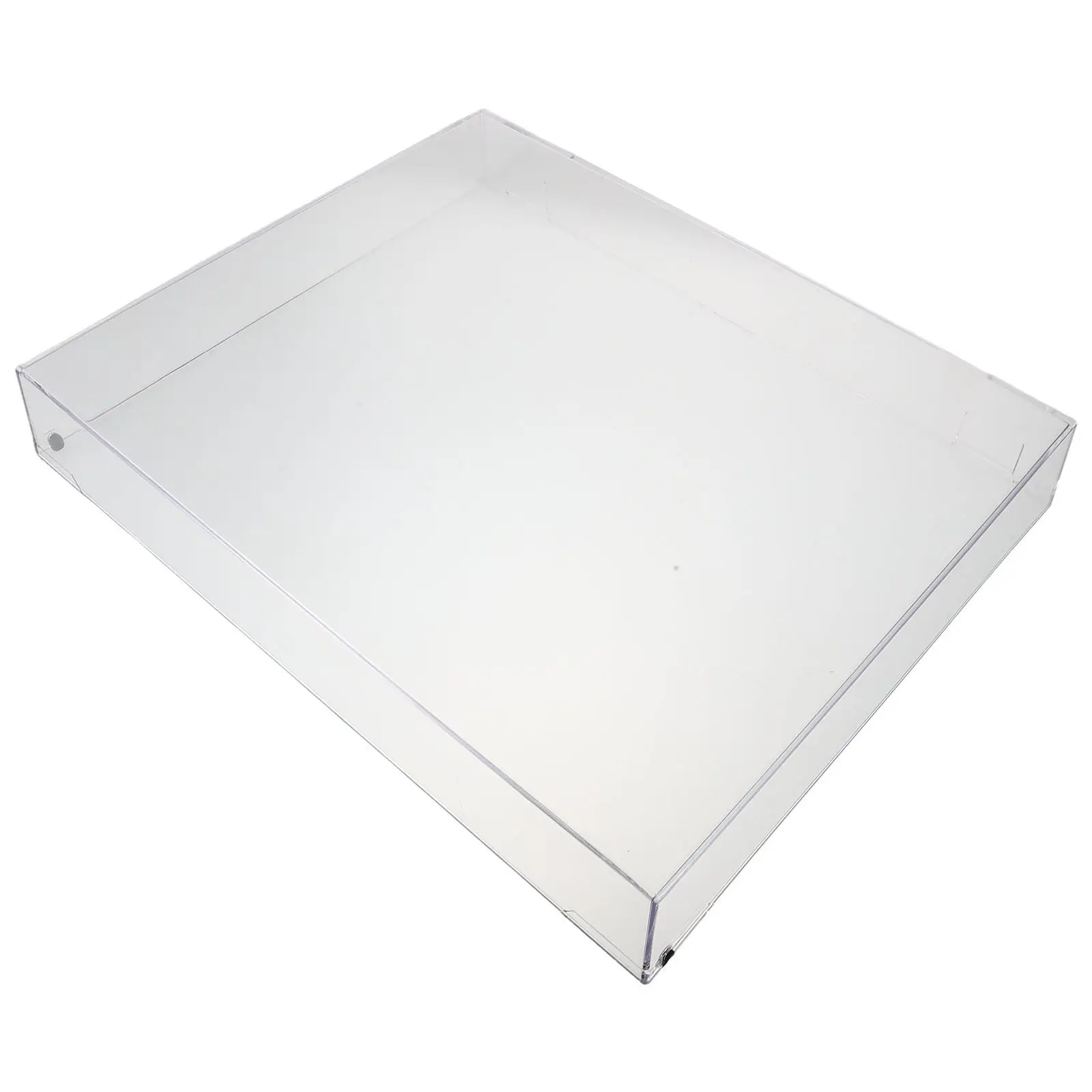 Clear Acrylic Turntable Dust Cover Record Player Protective Lid For Vinyl Record Player Protective Shield For Home Audio Setups