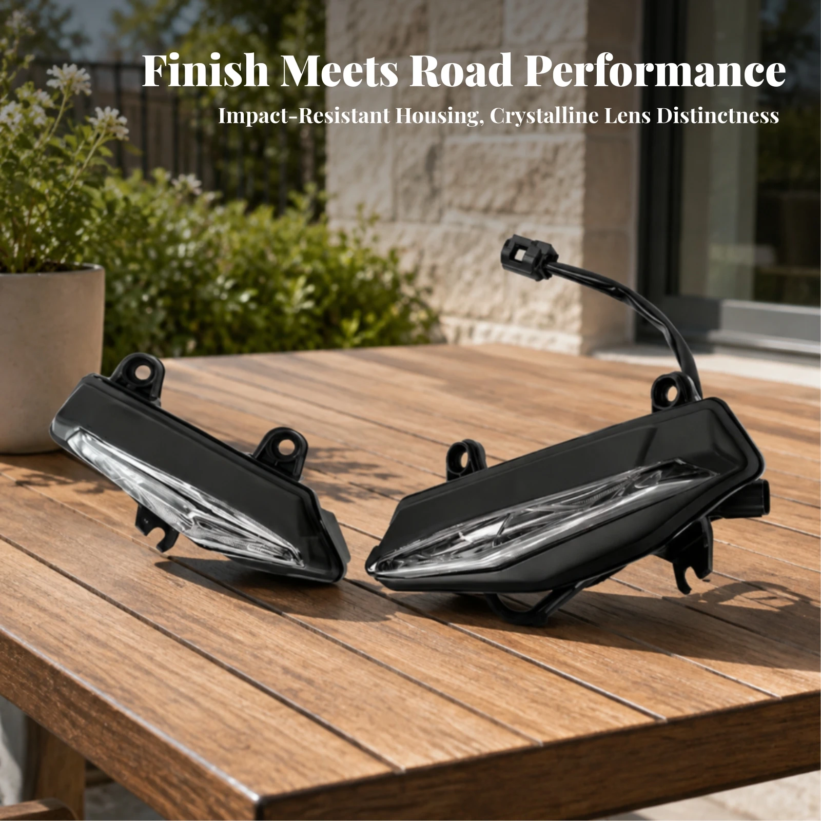 Front Motorcycle Lighting Assembly Sleek Japanese Manufacturer YZF-R1 LED Daytime Running Light Assembly Motorcycle Daytime