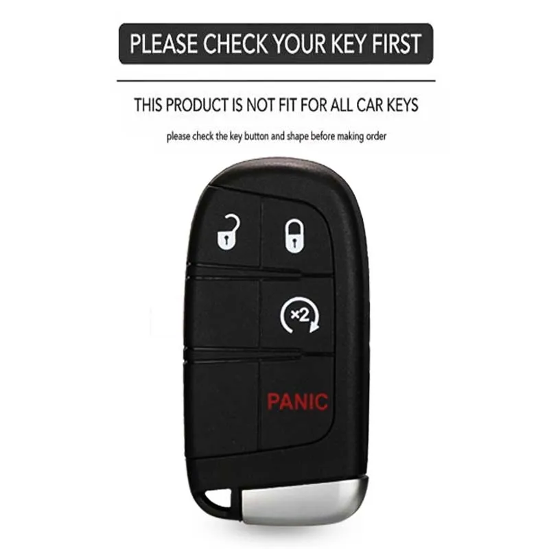 For Jeep Chrysler 300C for Dodge Ram 1500 Journey Charger Dart Challenger Grand Cherokee Renegade Car Silicone Remote Key Case