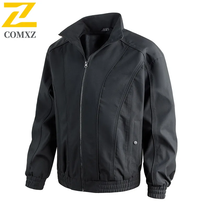 Veste à col montant pour hommes, haute qualité, nouveau modèle, résistant aux intempéries, respirant, manteau à fermeture éclair, Streetwear d'extérieur, vêtements pour hommes, 2025