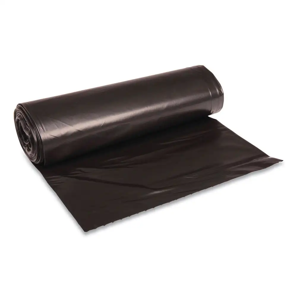 

40-Gallon Recycled Low-Density Can Liners, 100 Bags