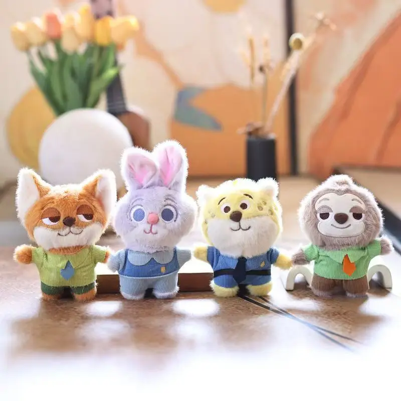 Breloczek Zootopia Pluszowy Lis Nick Królik Judy Zawieszka do Torby Leniwiec Flash Leopard Benjamin Akcesoria Zwierzęce na Prezent