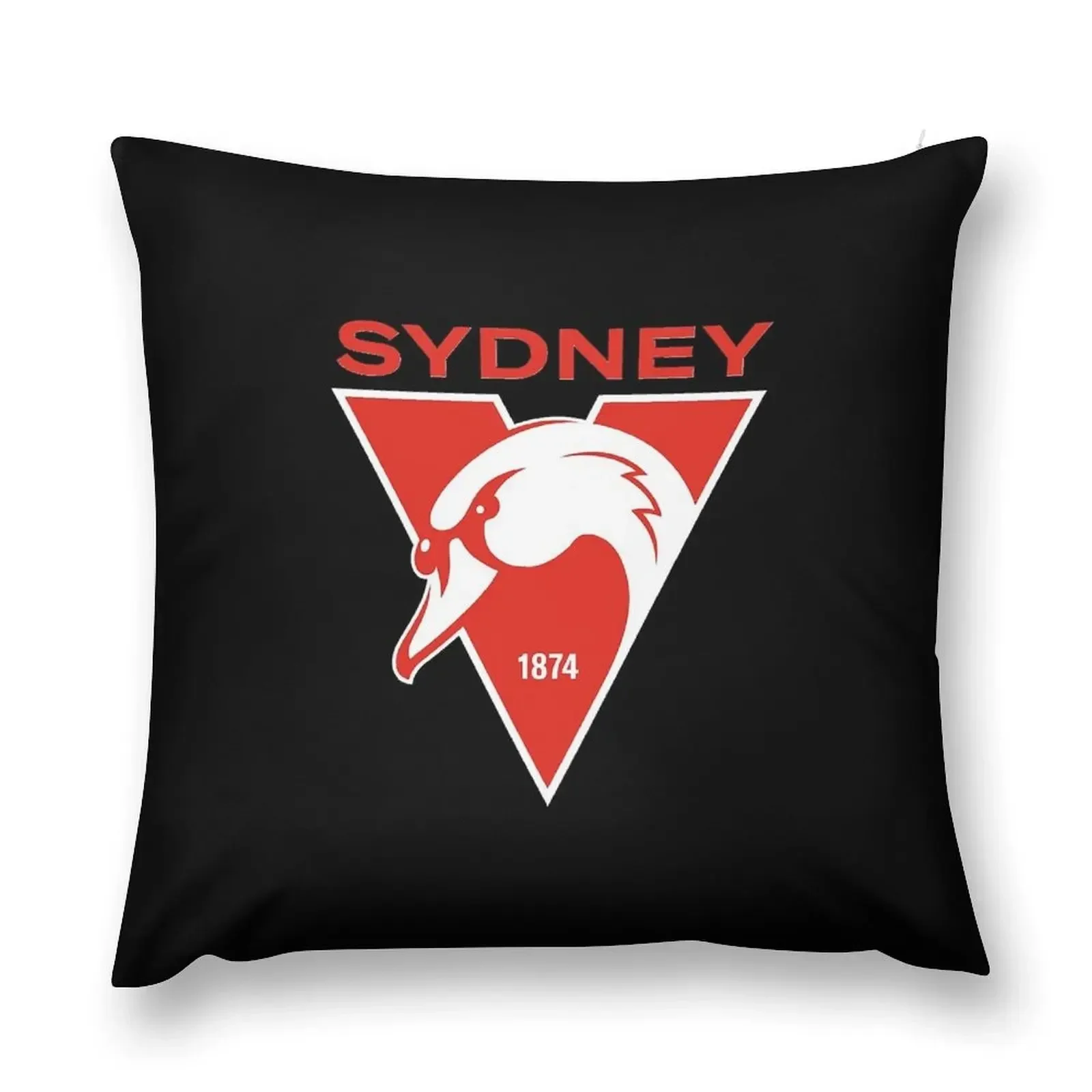 Sydney the Bloods Swans Haughty Swannies-Logo Throw Pillow Sofa Cover Throw Pillow Covers autumn pillowcase Sofa Cushions pillow