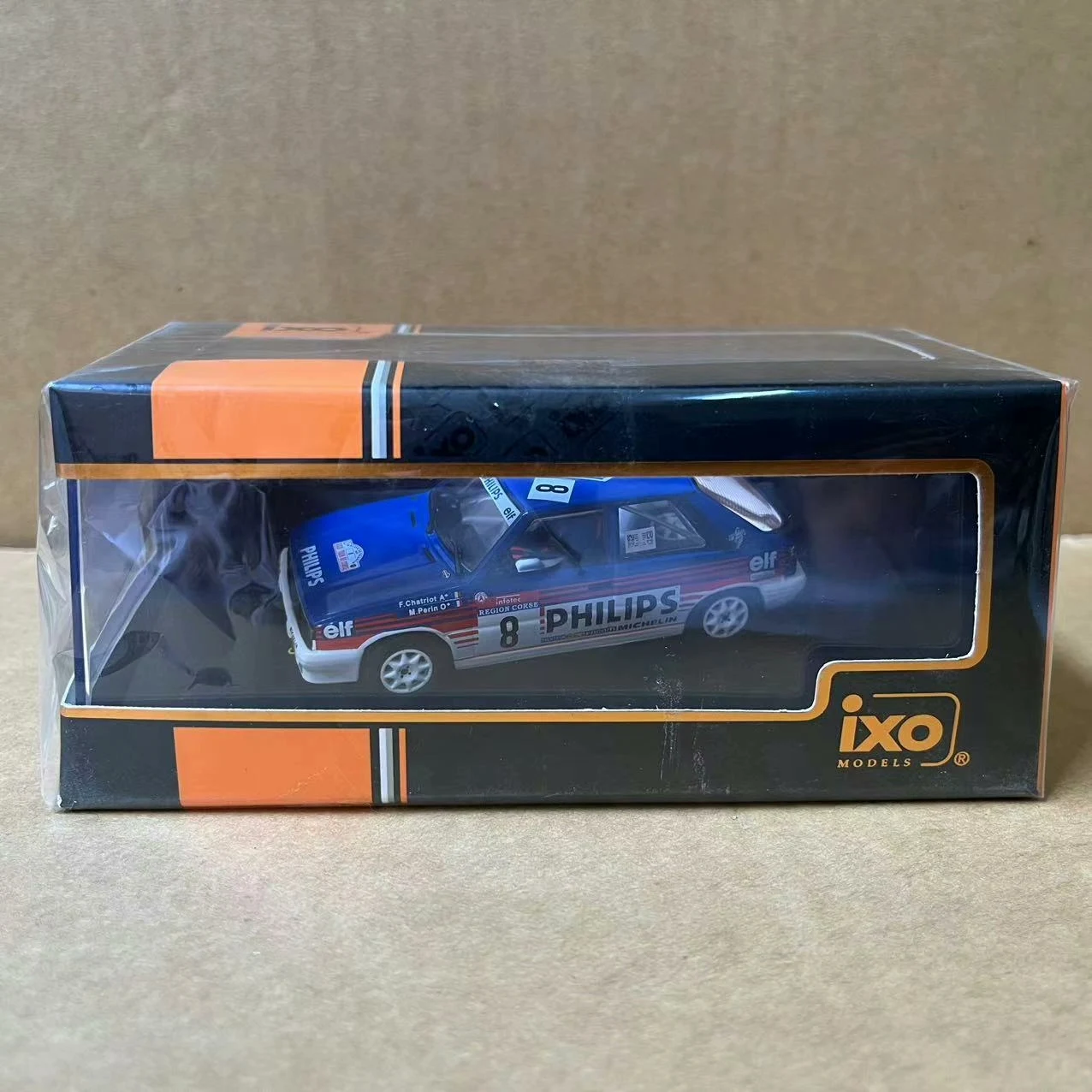 The Car Number and Platform Number Do Not Match IXO Diecast 1/43 Scale RENAULT 11 TURBO #8  Alloy Car Model