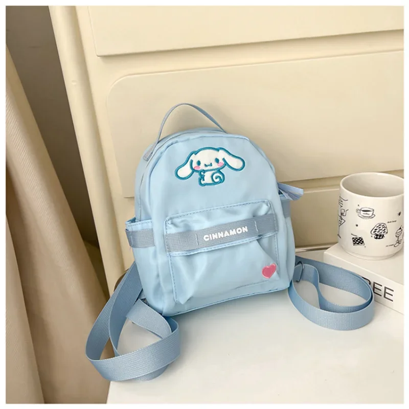 Sanurgente-Sac à dos Hello Kitty pour étudiant, sac d'école mignon, sac à dos de voyage de loisirs, imprimé dessin animé Kulomi, poisson frais et simple