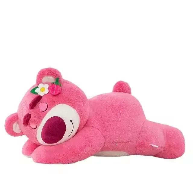 2025 Disney Toy Story Lotso Schattige Beer Aardbei Bank Pluche Kussen Knuffels Kinderen Meisjes Vrienden Festivals Verjaardagscadeau
