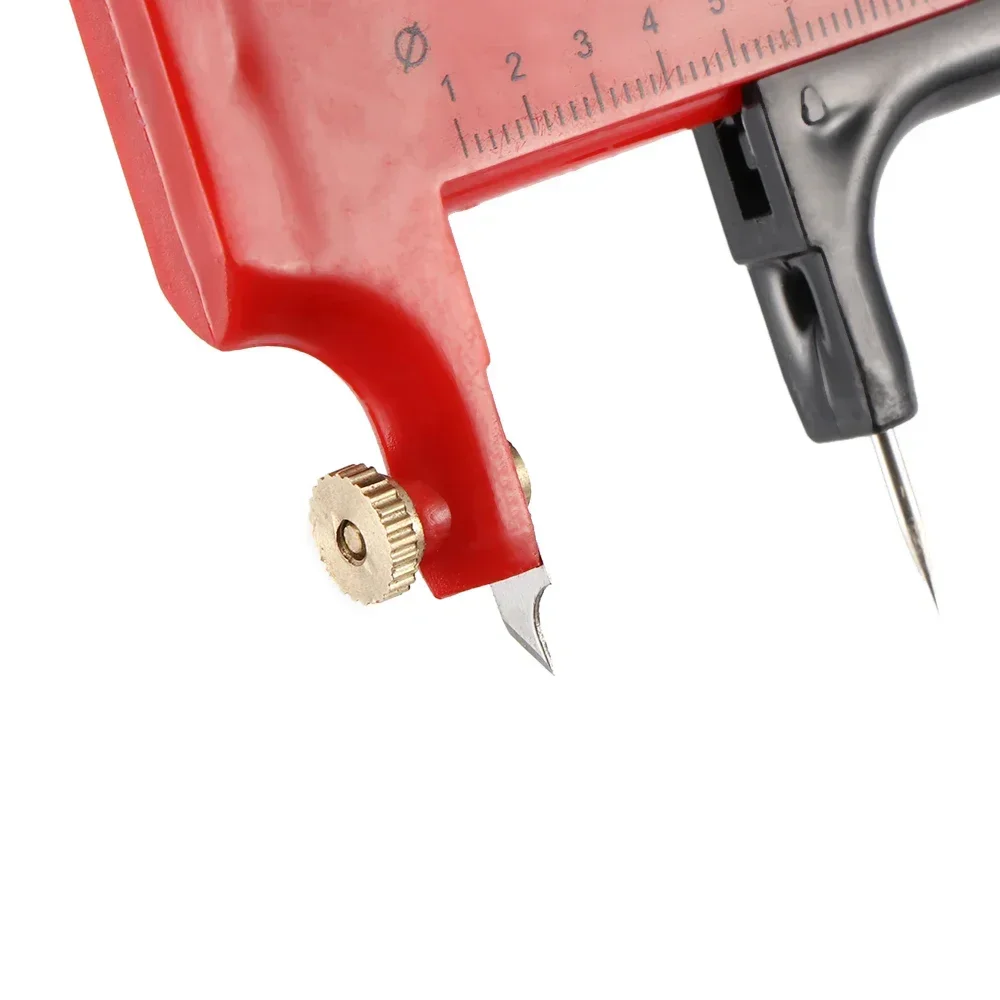 أداة حرفية فنية من الجلد المطاطي من الفينيل لقطع دائرة البطاقات بوصلة دوارة وقاطع دائرة الورق المقوى