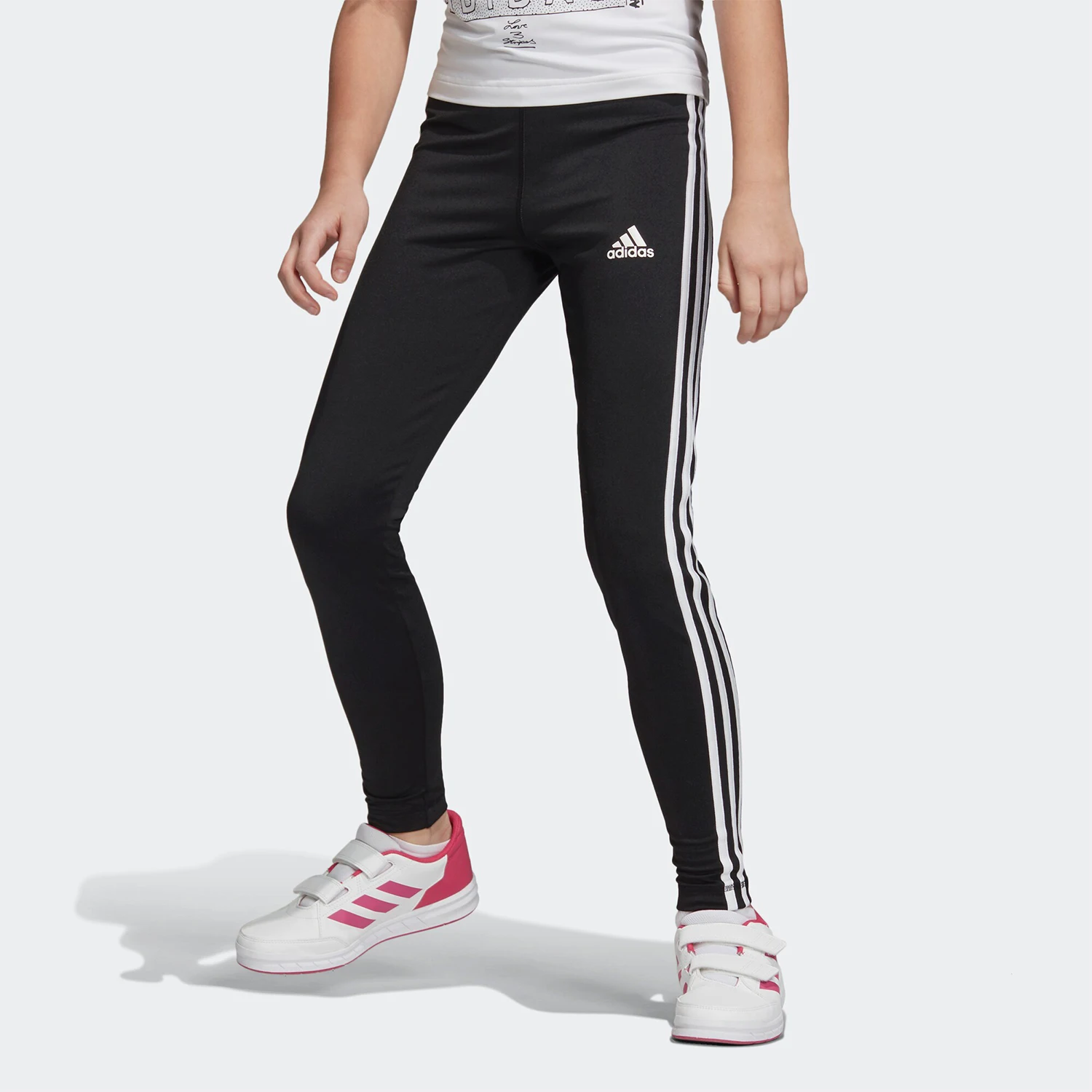 

Adidas genuine YG TR EQ 3S L T girls' casual sport leggings DV2755