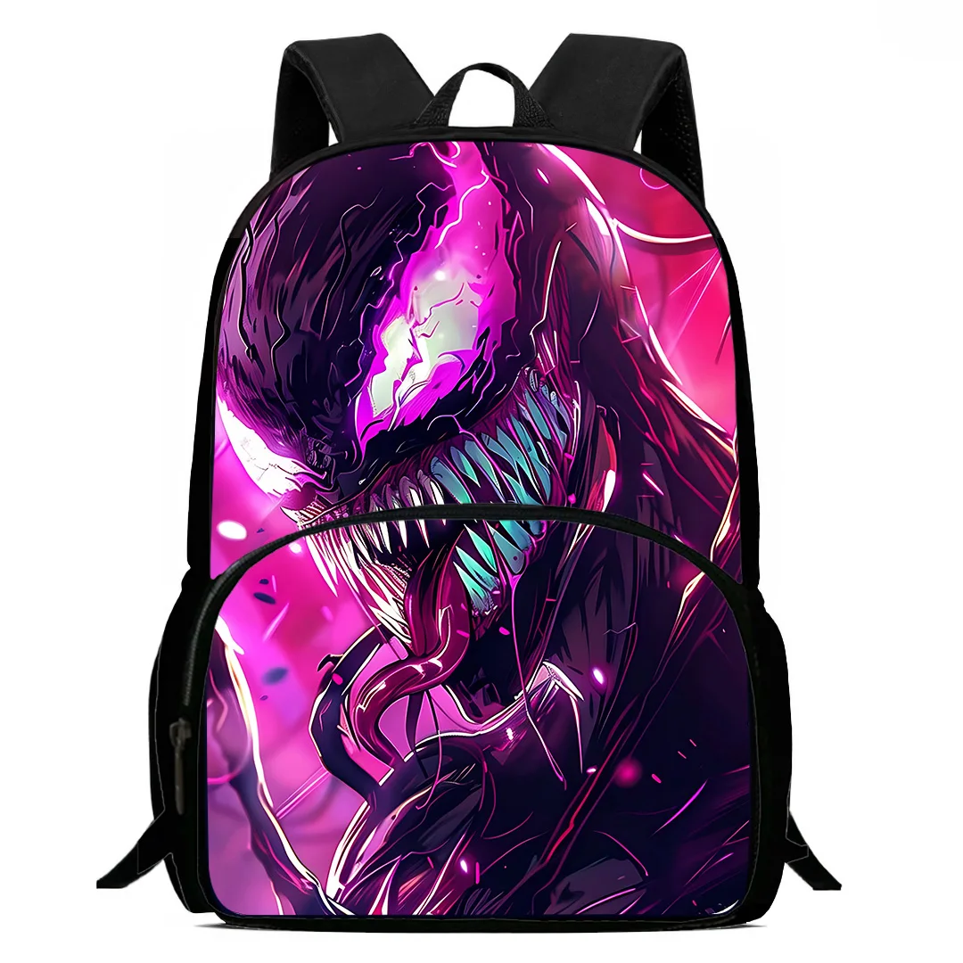 Kids Movie Venoms Backpacks Boys and Girls Student Birthday Gift Child School Bags Large Capacity Camping Durable Rucksack