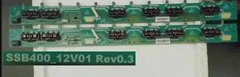 SSB400-12V01 connect with back light HIGH VOLTAGE board LA40C550J1F LTF400HM01