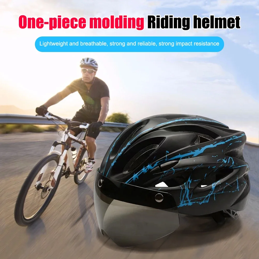 Road Mountainbike Helm Anti-collision Hoofdbescherming Veiligheidshoed met Achterlicht Lichtgewicht Verstelbaar voor Skateboard Scooter
